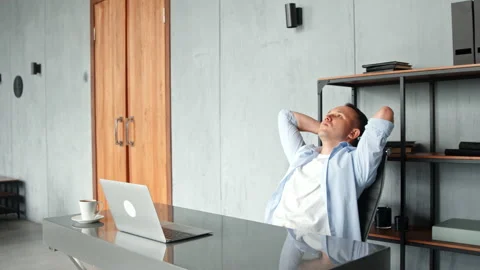 Professional programmer man with black bio hand prothesis Stock-Footage 157330361