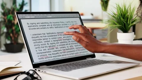 Professional Proofreading Service For Script Editing Video stock 312892645