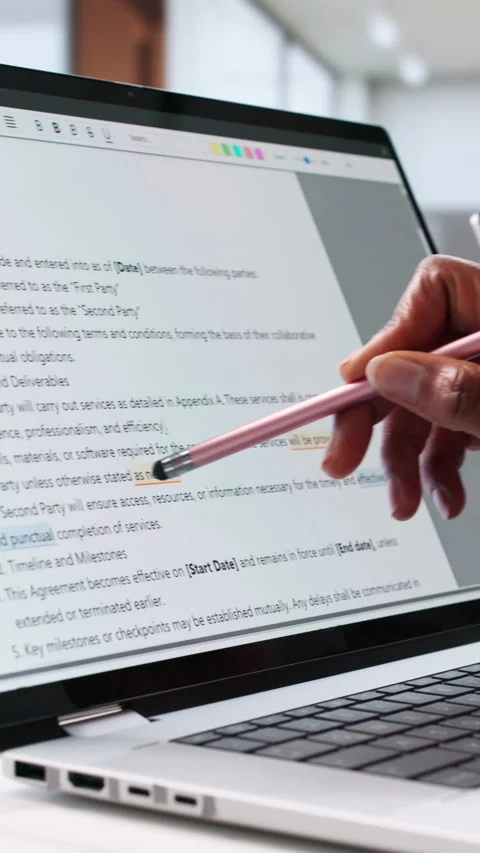 Professional Proofreading Services For CV Video stock 328713511