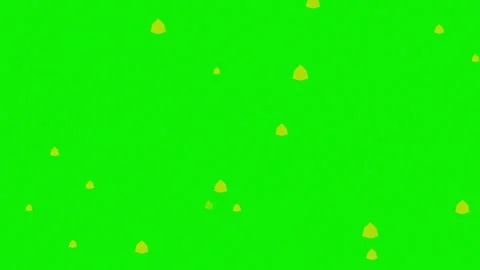 Professional Rain Falling with Drops Green Screen Element Video stock 337045572