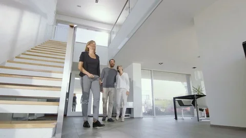 Professional Real Estate Agent Shows Stock Video Pond5