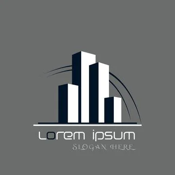 Professional Realty Logo Stock Illustration