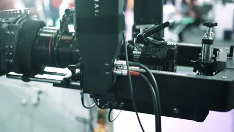 Professional Red Dragon Cinema Digital Camera Setup With Supreme Prime Lens Video stock 231350200