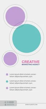 Professional Roll Up Design- Concept 库存插图