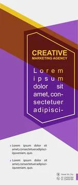 Professional Roll Up Design- Concept Иллюстрация