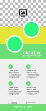 Professional Roll Up Design- Concept 스톡 일러스트