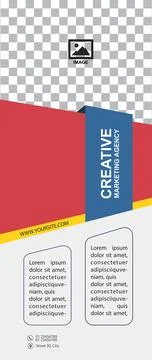 Professional Roll Up Design- Concept Stock-Illustration