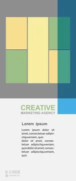 Professional Roll Up Design- Concept Иллюстрация