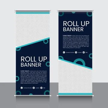 Professional Rollup Banner Vector EPS Illustrazione stock