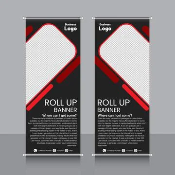 Professional Rollup Banner Vector EPS Illustrazione stock