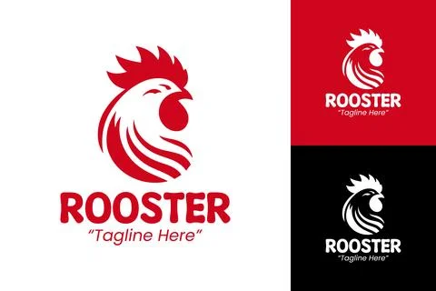 Professional Rooster Logo Design with Dynamic Bold Style イラスト素材