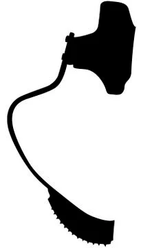 Professional running prosthesis Ilustración de archivo