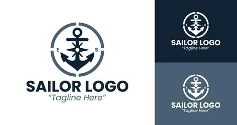 Professional Sailor Logo イラスト素材