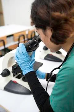 Professional scientist in lab Foto stock