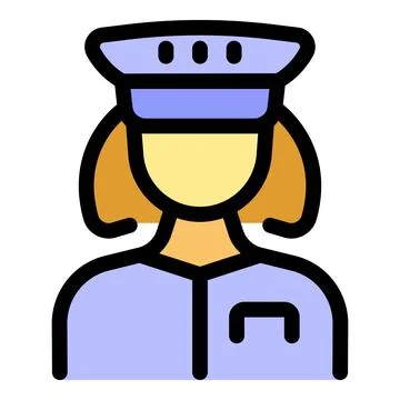 Professional security guard ensuring safety and protection in uniform Stock Illustration