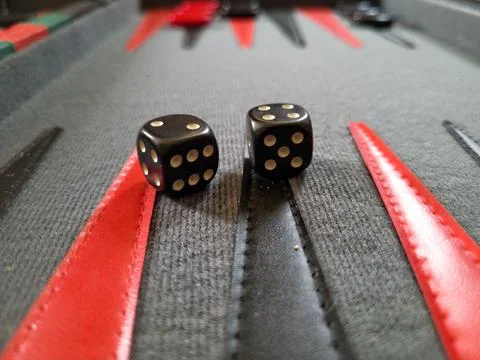 Professional Set of Backgammon Stock Photos