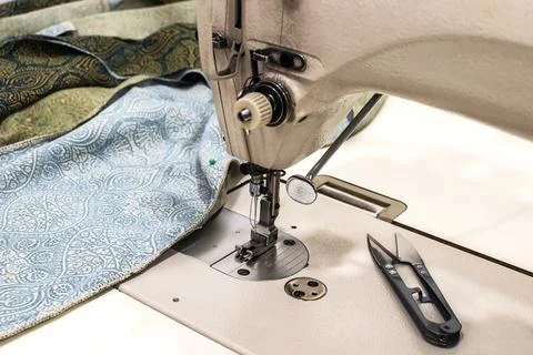 Professional Sewing Machine Close Up Stock Photos