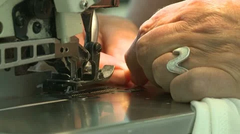 Professional sewing machine Stock Footage 22168331