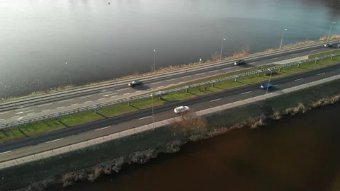 Professional shot from the drone Stock Footage 88393076