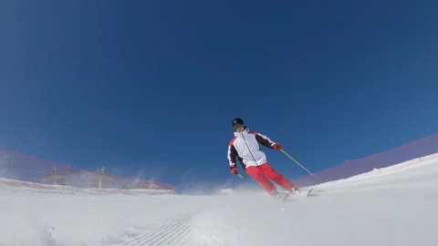 Professional skier Stock Footage 149597192