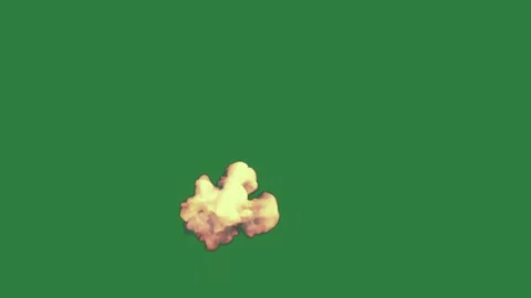 Professional Smoke Dynamic With Coming Green Screen Element Video stock 338015150