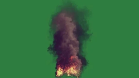Professional Smoke Motion Green Screen Element Stockbeeldmateriaal 338015624