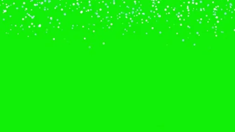 Professional Snow Falling with Down Green Screen Element Video stock 337045512