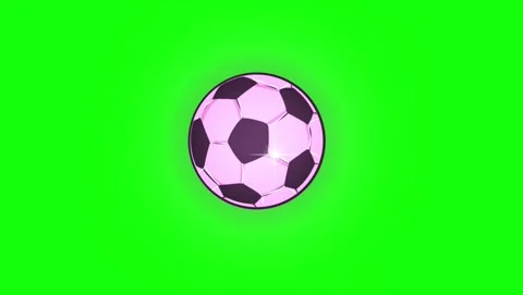 Professional Soccer Animated Green Screen Element Stockbeeldmateriaal 337099445
