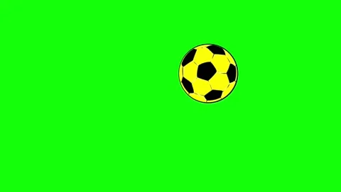 Professional Soccer Dynamic with Ball Green Screen Element Video stock 337099472