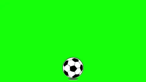 Professional Soccer Dynamic with Ball Green Screen Element Stock Footage 339326695