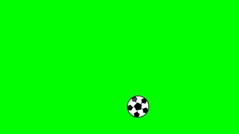 Professional Soccer Dynamic Green Screen Element Video stock 336958995