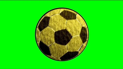 Professional Soccer Falling Green Screen Element Video stock 337996972