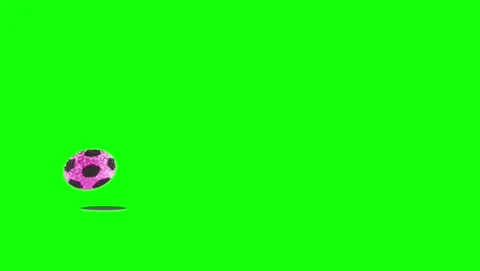 Professional Soccer Flying Green Screen Element Stock Footage 339326366