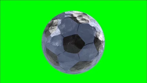Professional Soccer Flying Green Screen Element Stock Footage 339326673