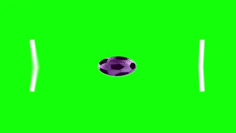 Professional Soccer Flying Green Screen Element Stock Footage 339327952