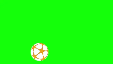 Professional Soccer Looping Green Screen Element Video stock 346161908