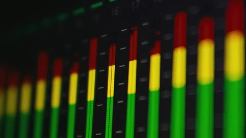 Professional software close up audio test engineering Stock Footage 277322735