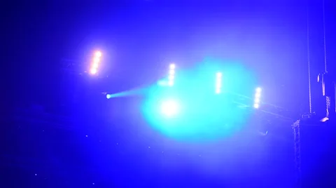 Professional sound speaker systems and stage lights Видео 63306411