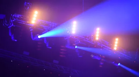 Professional sound speaker systems and stage lights Vidéo 63306416