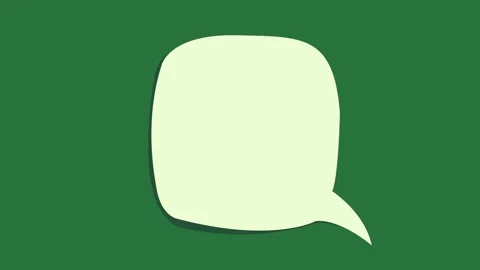 Professional Speech Animated Element 스톡 동영상 338017398