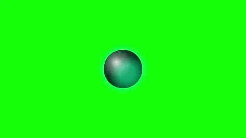Professional Sphere Animated Green Screen Element Video stock 336956727
