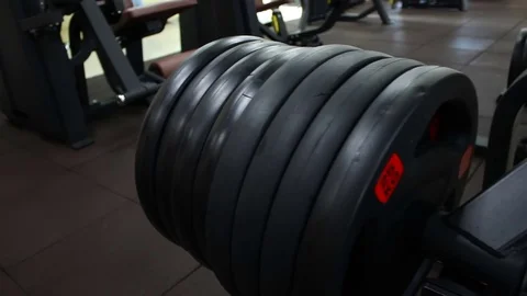 Professional sport  body-builder Stock Footage 70312673