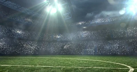 Professional sport stadium Stock Footage 80153686