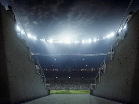 Professional sport stadium Stock Footage 80174864