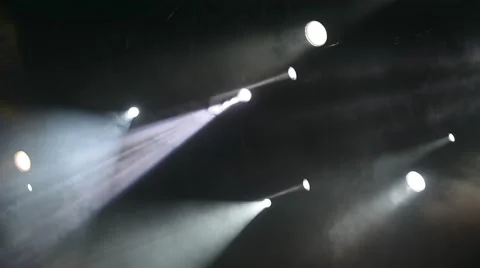 Professional stage lights during entertainment event Stock Footage 68058861