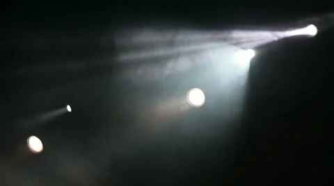 Professional stage lights during entertainment event Stock Footage 68058863