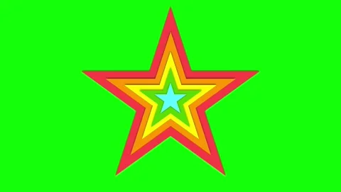 Professional Star Motion Green Screen Element Stock Footage 337052479