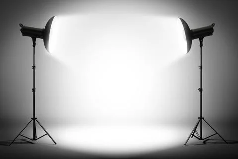 Professional strobe lights Stock Illustration