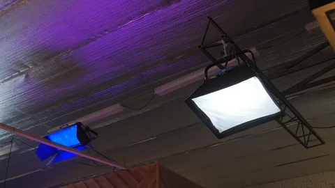 Professional Studio Films Lighting Stock Footage 119257617