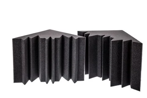 Professional studio insulation material and  noise isolation Stock Photos